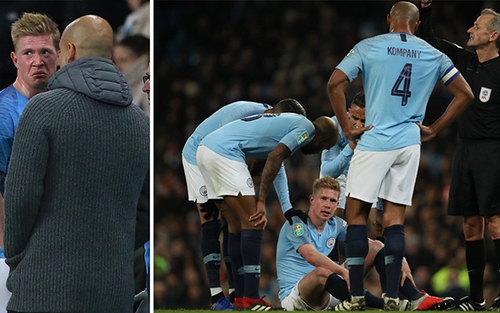 Vừa trở lại, De Bruyne lại khiến Man City lo sốt vó vì chấn thương mới