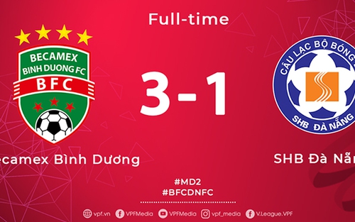 VIDEO Bình Dương 3-1 Đà Nẵng: Thày trò Huỳnh Đức trắng tay rời sân Gò Đậu