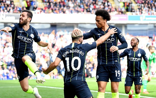 Burnley 0-1 Man City: Kun Aguero tỏa sáng, Man City lấy lại ngôi đầu bảng