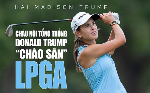 Cháu nội Tổng thống Donald Trump "chào sân" LPGA