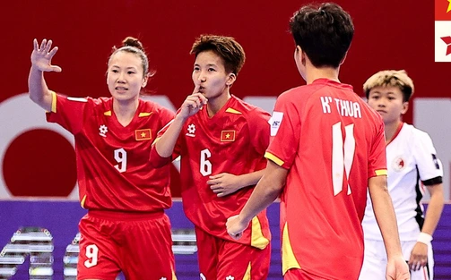 Futsal nữ Việt Nam hái 'quả ngọt', quyết thắng Iran tạo lợi thế đến World Cup
