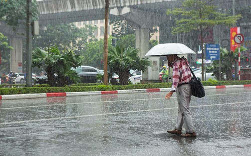 Thời tiết ngày 2/5: Nhiều khu vực có mưa rào và dông vào chiều tối và đêm