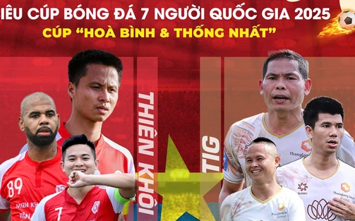 Siêu cúp bóng đá 7 người Quốc gia 2025 chính thức khởi tranh
