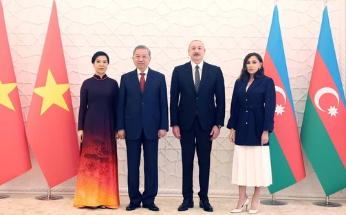 Lễ đón Tổng Bí thư Tô Lâm thăm cấp Nhà nước tới Azerbaijan