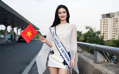 Sau nửa năm rèn luyện, Hoa hậu Ý Nhi lên đường dự thi Miss World 2025