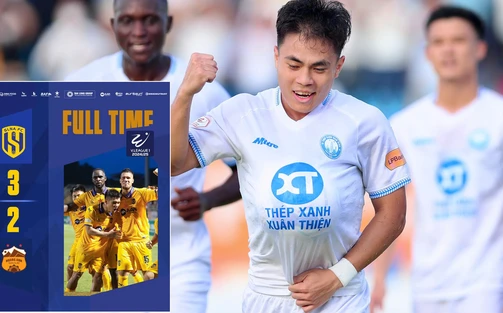 V-League vòng 25: Nam Định chính thức đăng quang, SLNA trụ hạng thành công
