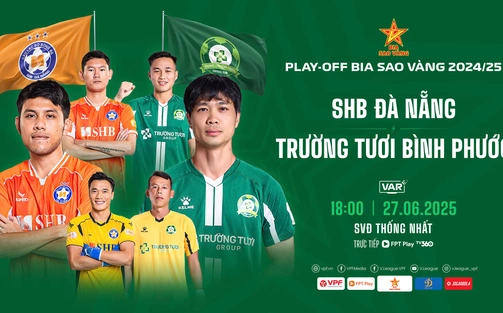 TRỰC TIẾP bóng đá Đà Nẵng vs Bình Phước 18h00 hôm nay, play-off V-League