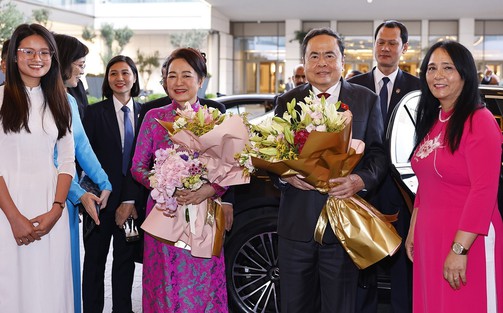 Chủ tịch Quốc hội Trần Thanh Mẫn và Phu nhân bắt đầu thăm chính thức Vương quốc Maroc