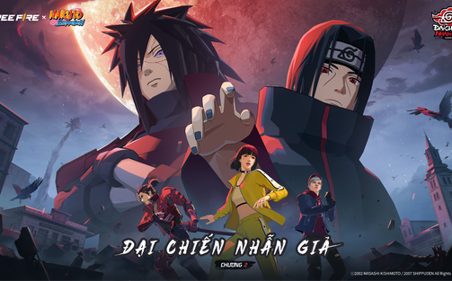 Free Fire x NARUTO SHIPPUDEN Chương 2: Đại chiến nhẫn giả bùng nổ từ 30/7
