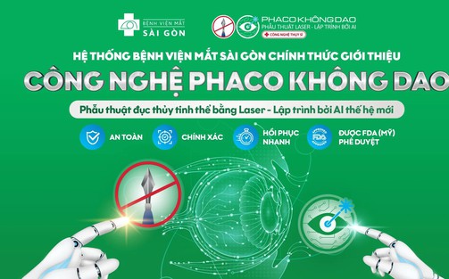 Công nghệ Phaco không dao - bước đột phá trong điều trị đục thủy tinh thể
