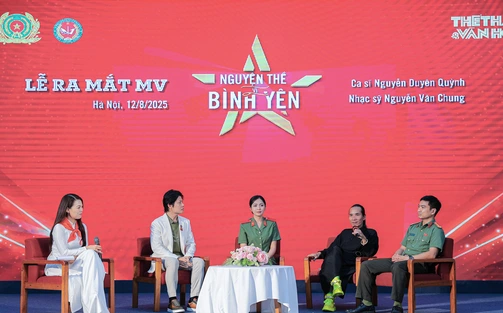 "Nguyện thề vì bình yên" - Một hành khúc hào hùng về người chiến sĩ Công an nhân dân