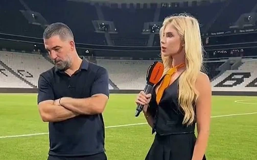HLV Shakhtar Donetsk gây sốt vì cố gắng 'lảng tránh' vợ học trò khi được phỏng vấn