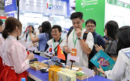 Sản phẩm Hàn Quốc tạo dấu ấn tại Triển lãm Vietfood & Beverage - Propack Vietnam 2025