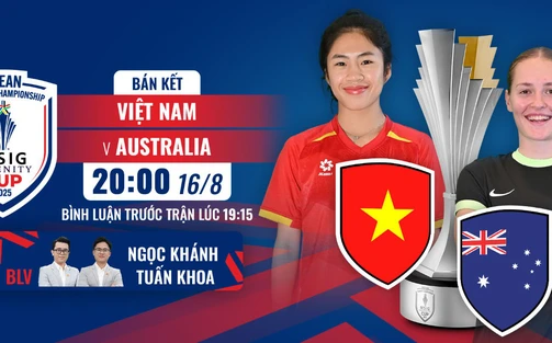 Lịch thi đấu bóng đá hôm nay 16/8: Trực tiếp nữ Việt Nam đấu với Úc