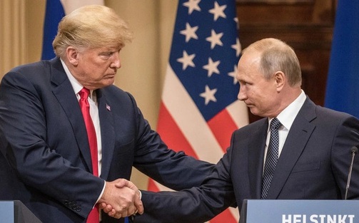 Tổng thống Nga Vladimir Putin và Tổng thống Mỹ Donald Trump thông tin sau cuộc gặp