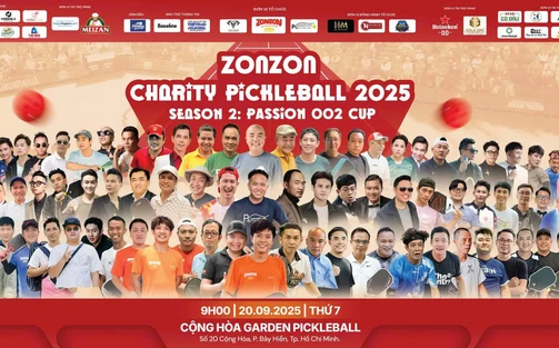 Nhiều nghệ sĩ và phóng viên tham gia giải 'pickleball ZonZon Charity Pickleball Season 2 góp quỹ từ thiện'