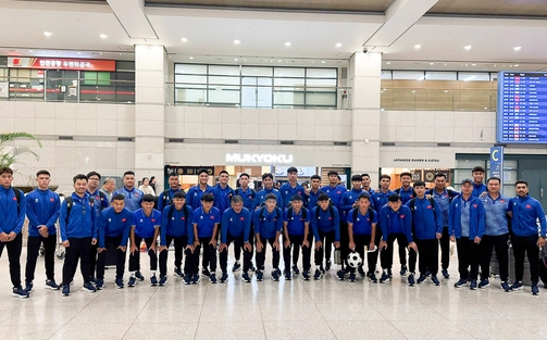 U18 Việt Nam đến Hàn Quốc, sẵn sàng tranh tài tại Seoul Eou Cup 2025