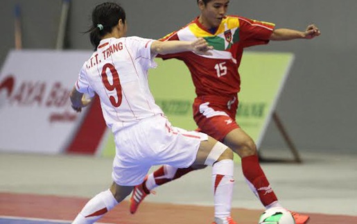 Futsal nữ Việt Nam khởi đầu thuận lợi