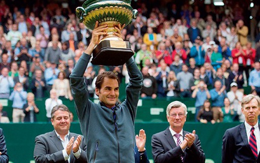 Roger Federer lập kỉ lục 8 lần vô địch Halle Open