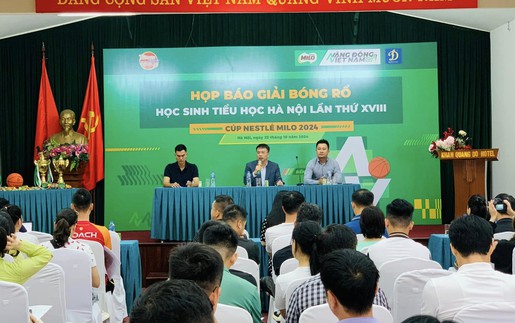 154 đội dự giải bóng rổ học sinh tiểu học Hà Nội 2024