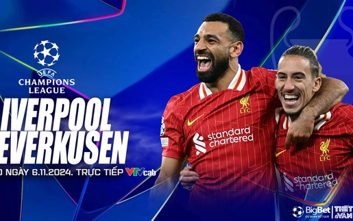 Nhận định, soi tỷ lệ Liverpool vs Leverkusen 03h00 ngày 6/11, cúp C1 châu Âu