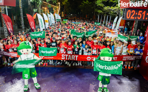 Herbalife Việt Nam lần thứ 2 đồng hành cùng VnExpress Marathon Hải Phòng