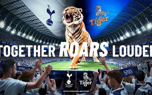 Tiger Beer trở thành bia chính thức của CLB Tottenham Hotspur