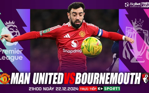 Nhận định, soi tỷ lệ MU vs Bournemouth 21h00 ngày 22/12, vòng 17 Premier League