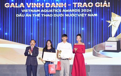 Gala vinh danh và trao giải Vietnam Aquatics Awards 2024