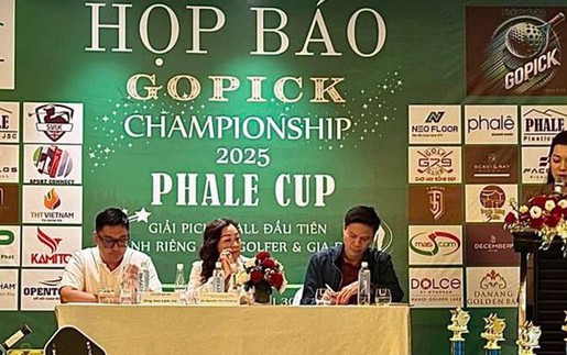 ‘Độc, lạ’ giải Pickleball dành cho các golfer