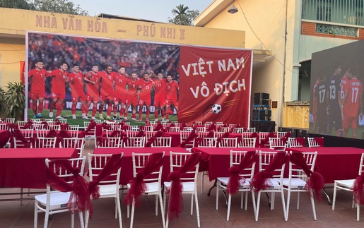 Quê nhà cầu thủ Doãn Ngọc Tân tổ chức xem chung kết AFF Cup 2024 siêu hoành tráng