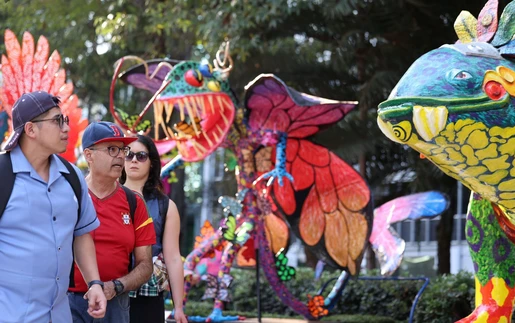Sắc màu mộng mị của Alebrijes trên đại lộ Paseo de Reforma