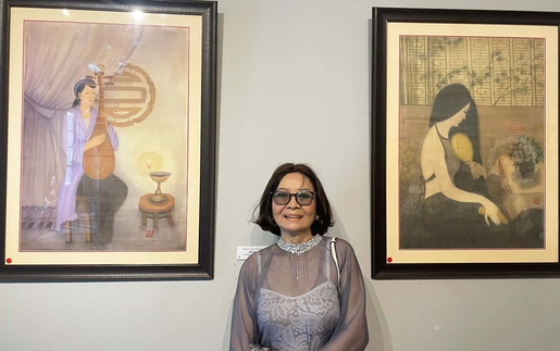 Vì thương phụ nữ mà vẽ lại kiệt tác “Chinh phụ ngâm”