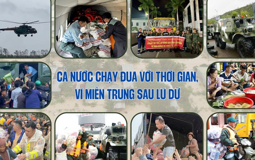 Cả nước chạy đua với thời gian, vì miền Trung sau lũ dữ