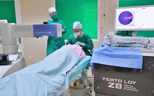 3.000 ca phẫu thuật Phaco không dao - điều trị đục thủy tinh thể thành công