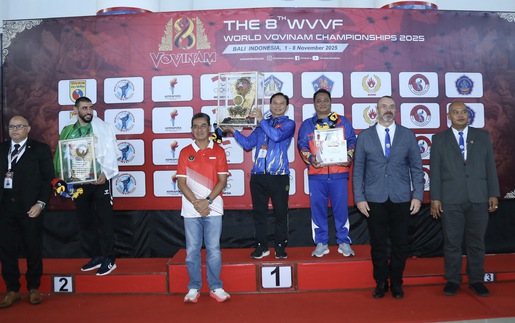 Vovinam Việt Nam bảo vệ thành công ngôi đầu thế giới