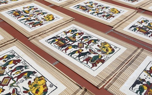 Bảo tồn tranh Đông Hồ (Bài 1): “Màu dân tộc" sáng bừng trên giấy điệp"