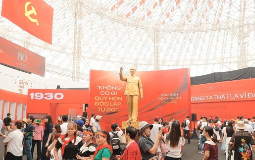 7 khu trưng bày tại Triển lãm Thành tựu kinh tế, xã hội của đất nước sau 40 năm đổi mới