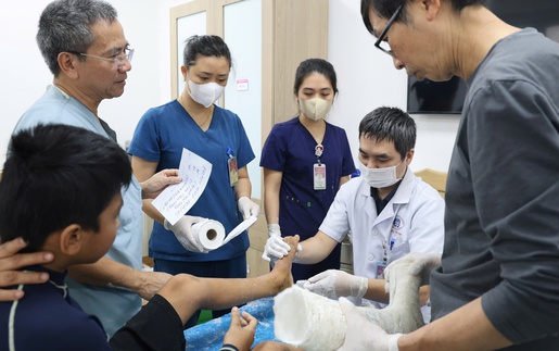 Gần 30 trẻ hồi phục tích cực sau phẫu thuật nhân đạo