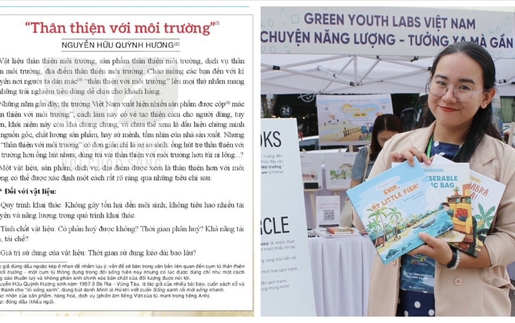 Nhà văn Nguyễn Hữu Quỳnh Hương: Môi trường và hạnh phúc của các em nhỏ