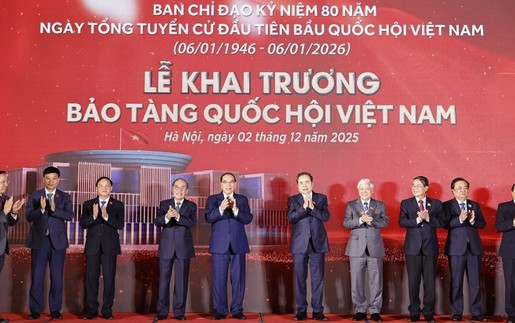 Chủ tịch Quốc hội Trần Thanh Mẫn dự Lễ khai trương Bảo tàng Quốc hội Việt Nam