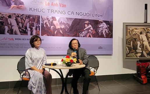 Họa sĩ của khúc tráng ca và tâm hồn người lính