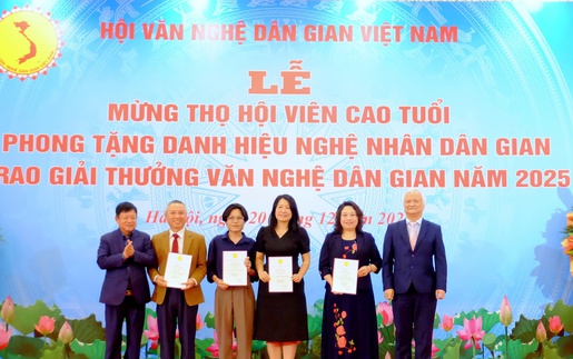 Trao Giải thưởng Văn nghệ dân gian năm 2025 cho 49 công trình xuất sắc