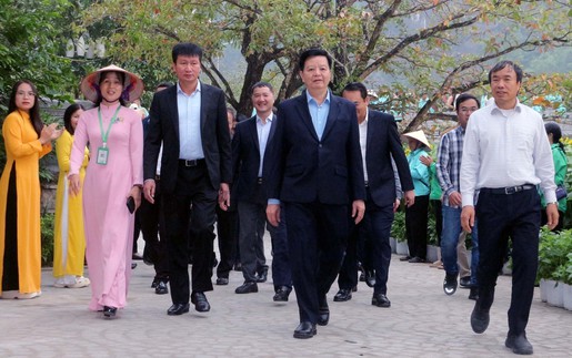 Phó Thủ tướng Mai Văn Chính kiểm tra công tác quy hoạch Quần thể danh thắng Tràng An