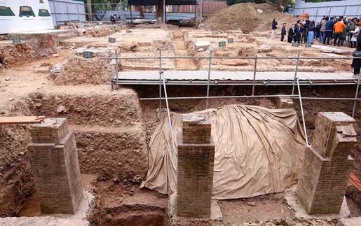 Công bố kết quả khảo cổ khu vực nền điện Kính Thiên năm 2025