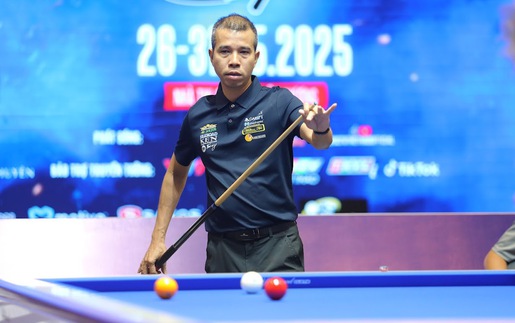 Trần Quyết Chiến ngược dòng ngoạn mục, giành vé vào bán kết giải billiards carom 3 băng quốc tế