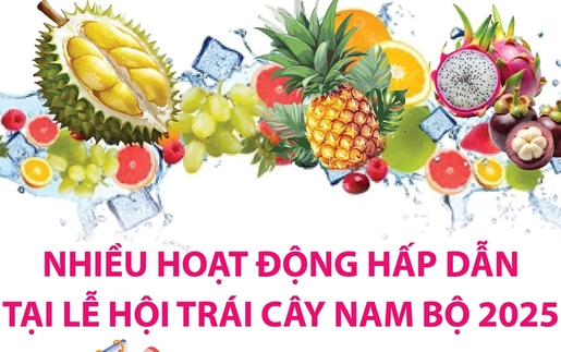 Nhiều hoạt động hấp dẫn tại Lễ hội Trái cây Nam Bộ 2025