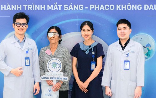 5.000 ca Phaco thành công sau một năm tại Bệnh viện Mắt Sông Tiền - Bến Tre