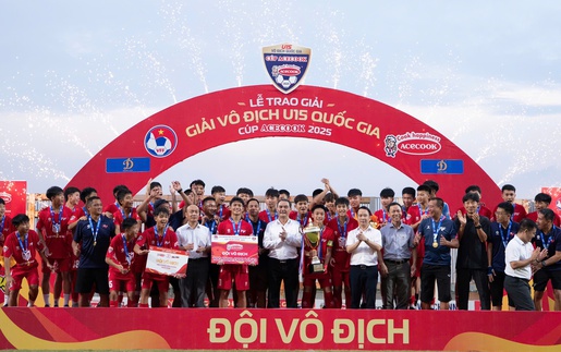 PVF bảo vệ thành công chức vô địch giải U15 QG – Cúp Acecook 2025