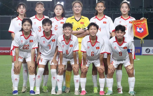 Kết quả bóng đá vòng loại U20 nữ châu Á 2026 ngày 10/8: Việt Nam toàn thắng cả 3 trận